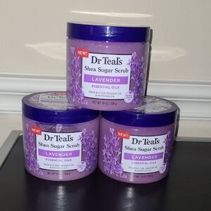 Dr Teal's Lavender Shea Sugar Scrub - Set Of 3